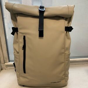 Stubble & Co. 20L Roll Top Backpack in Sand Color